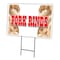 Signmission Pork Rinds Yard Sign & Stake outdoor plastic coroplast window, C-1216 Pork Rinds C-1216 Pork Rinds - alternate 1